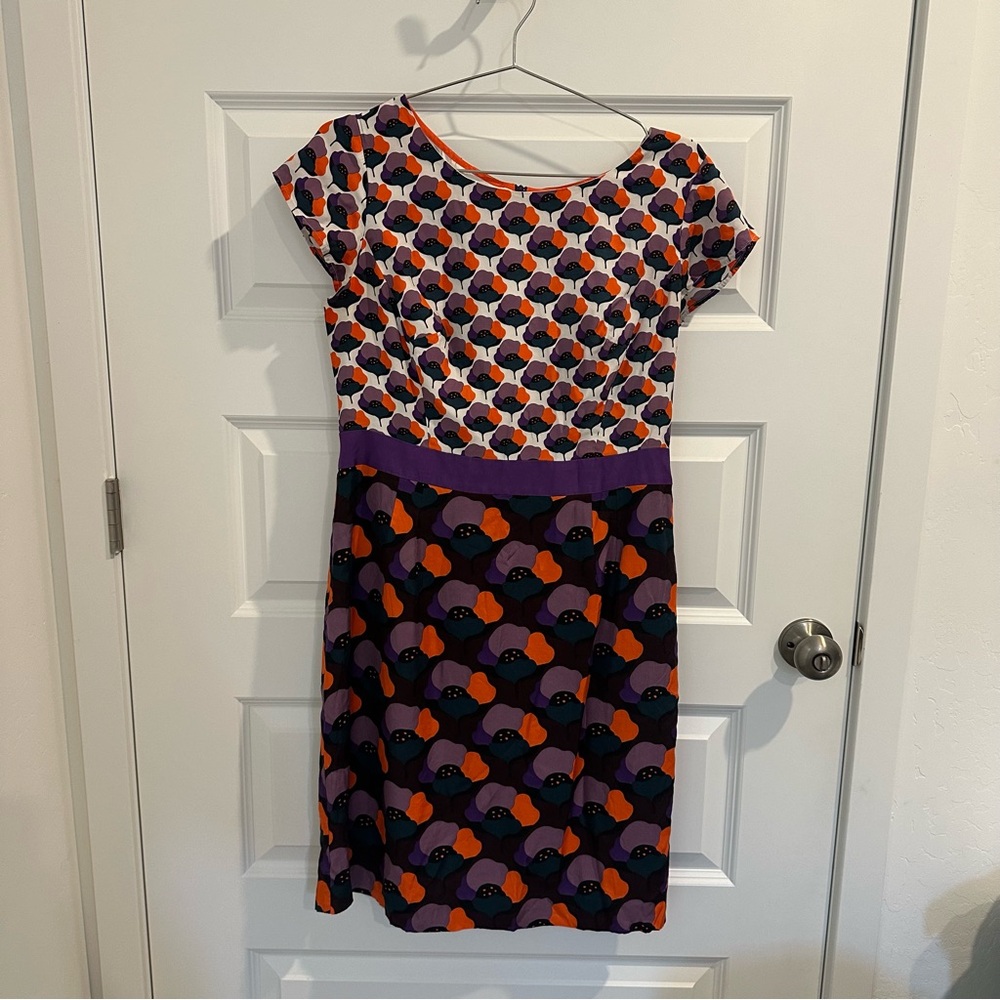 Boden Dress Multi-Color Dress 10L